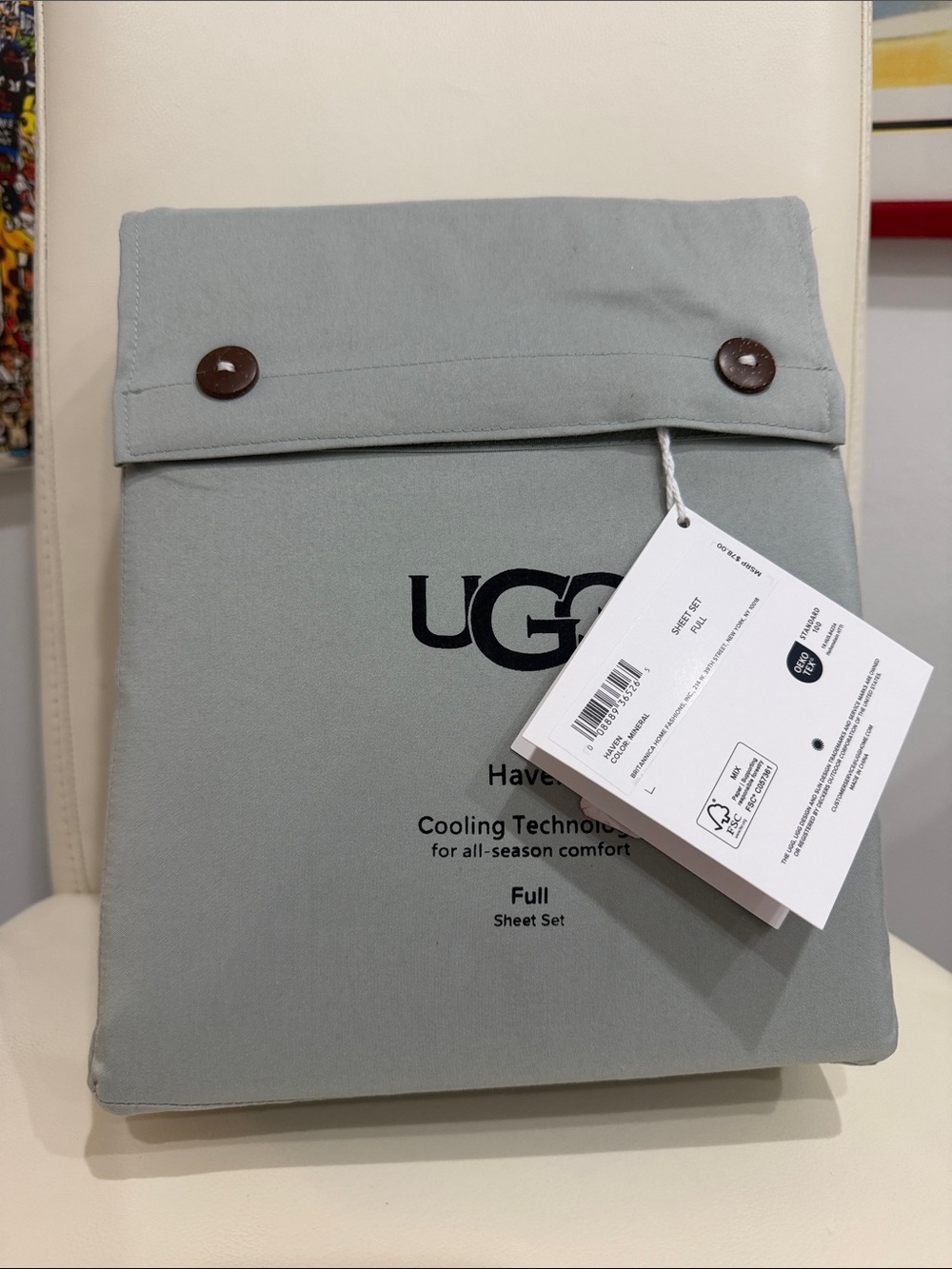 UGG Haven "Mineral" Cooling Technology FULL Sheet Set